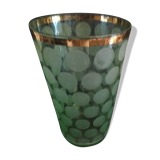 Vintage vase in granite glass