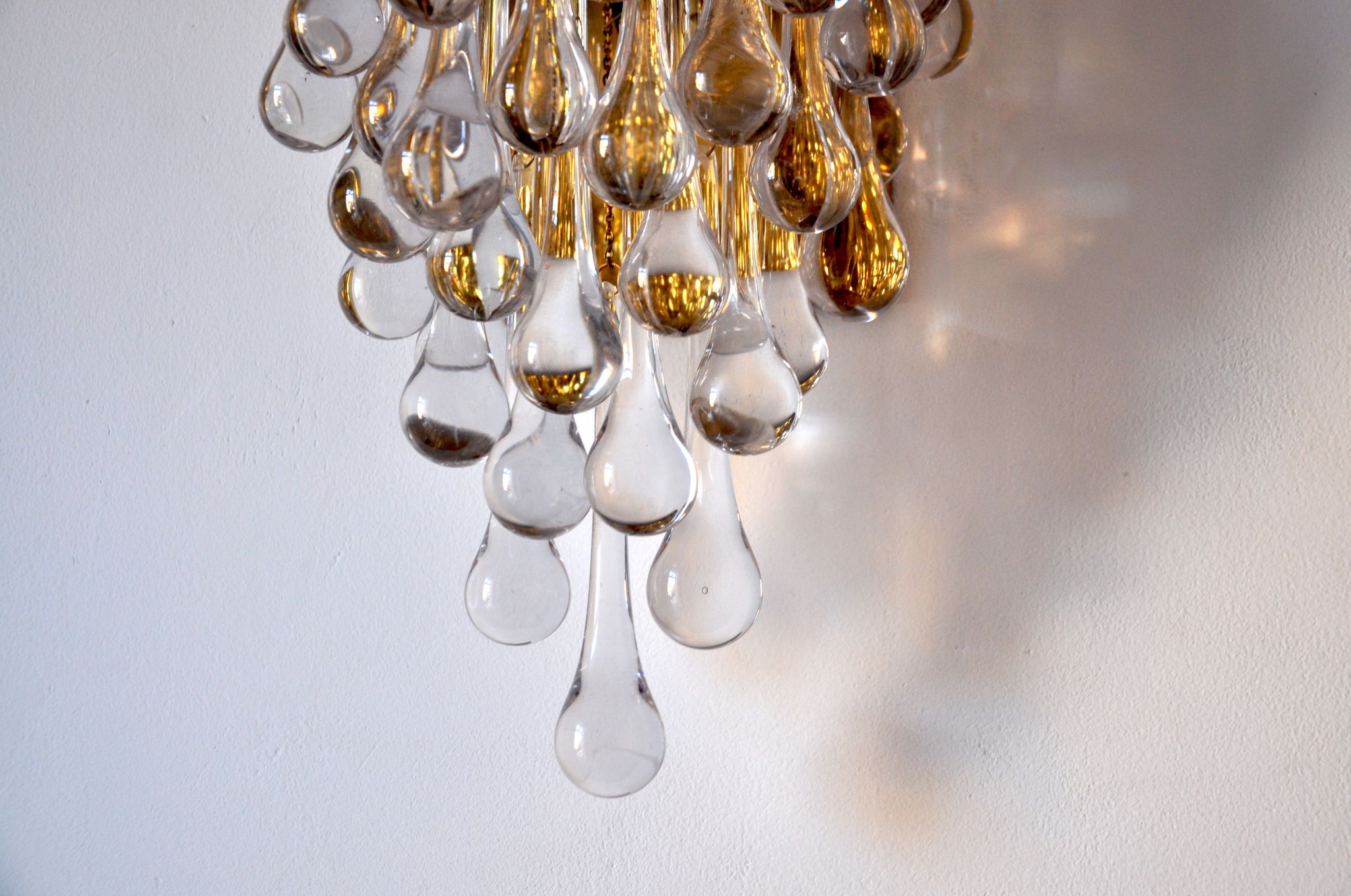 Applique gouttes de verre de Paolo Venini 1960