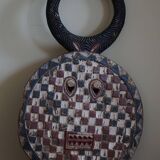 Grand Baule tribal mask Kple Kple African wooden, Ivory Coast, mid-20th century.