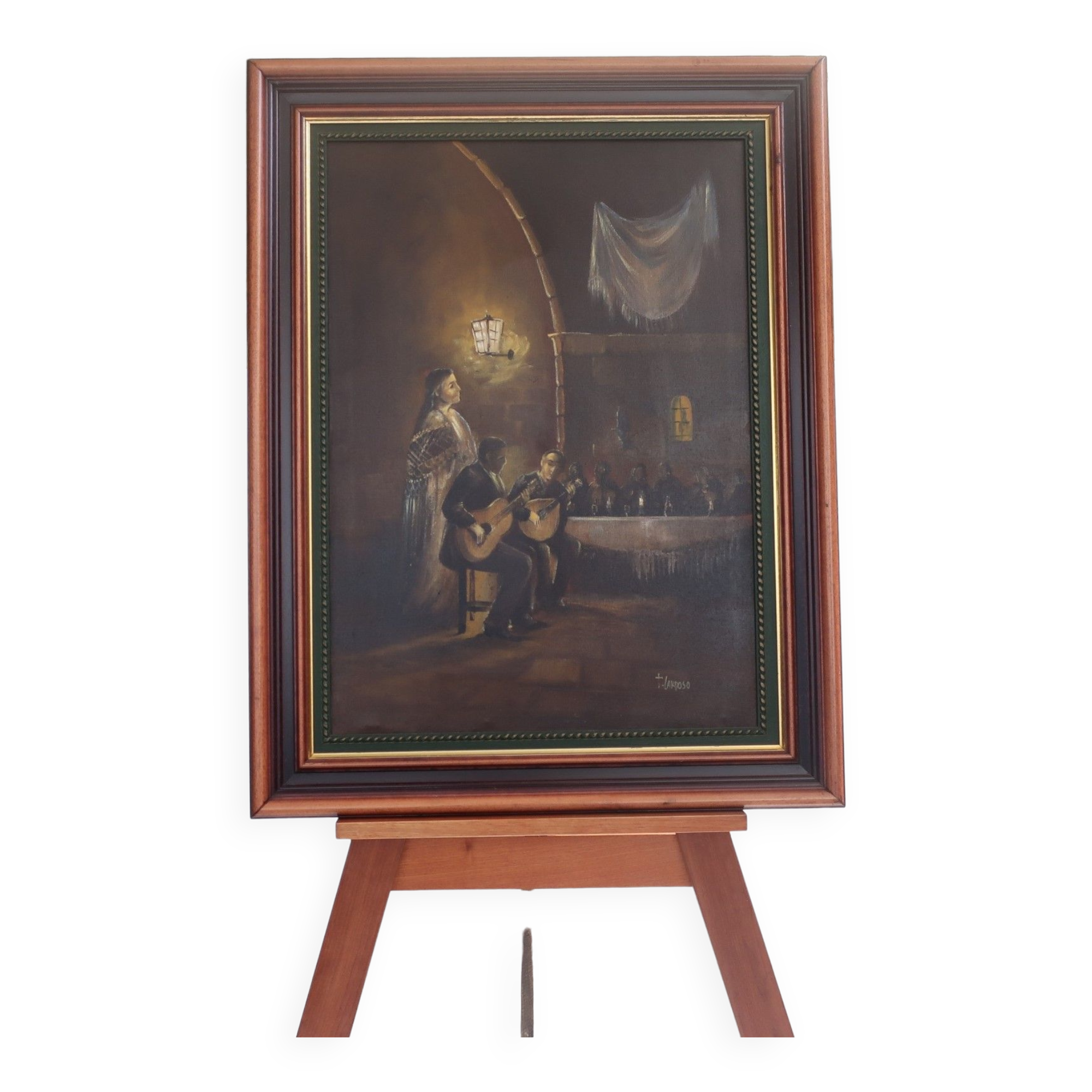 Oil painting - Fado - Painter Teixeira Cardoso.