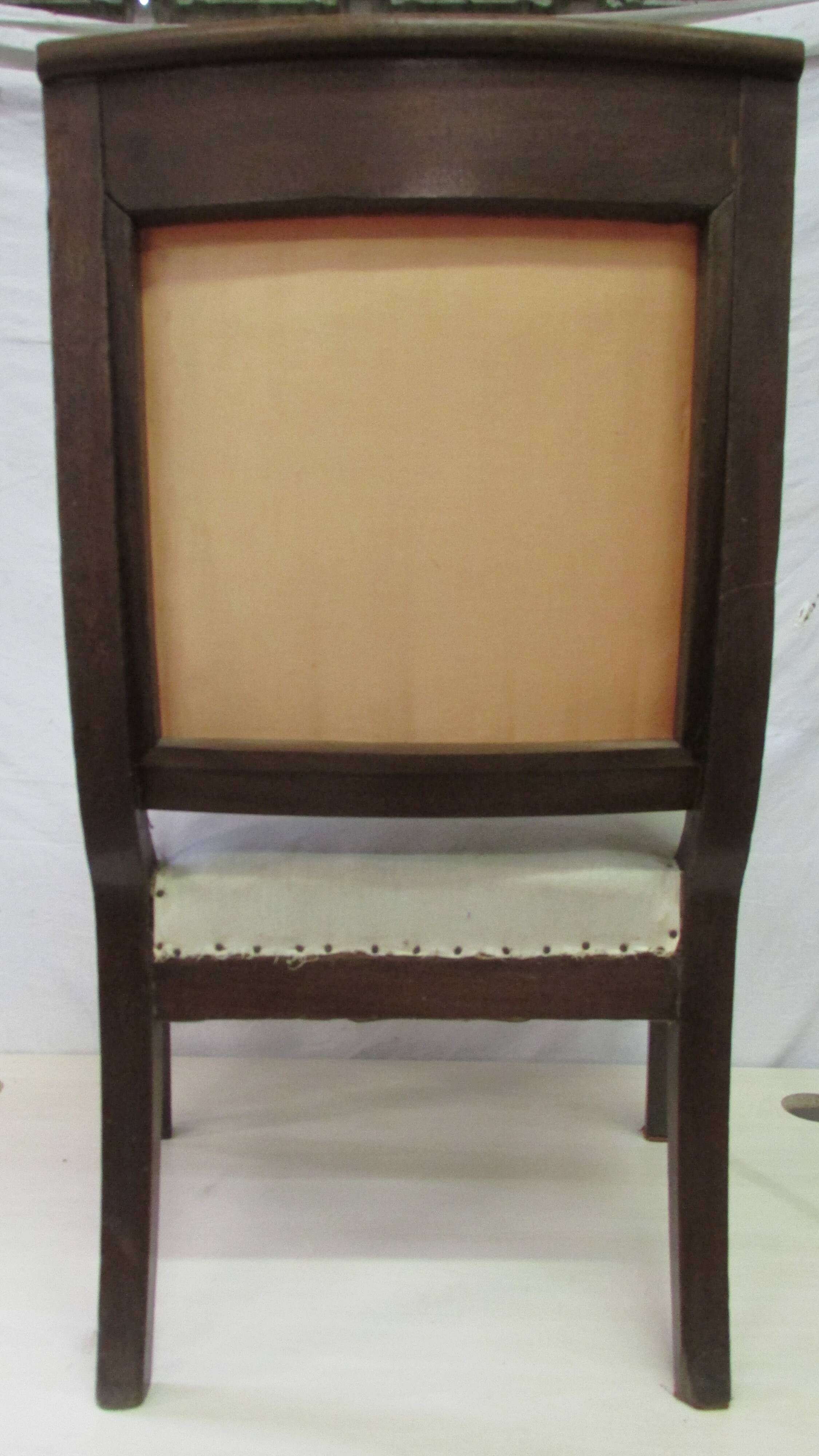 Old armchair of the nineteenth century