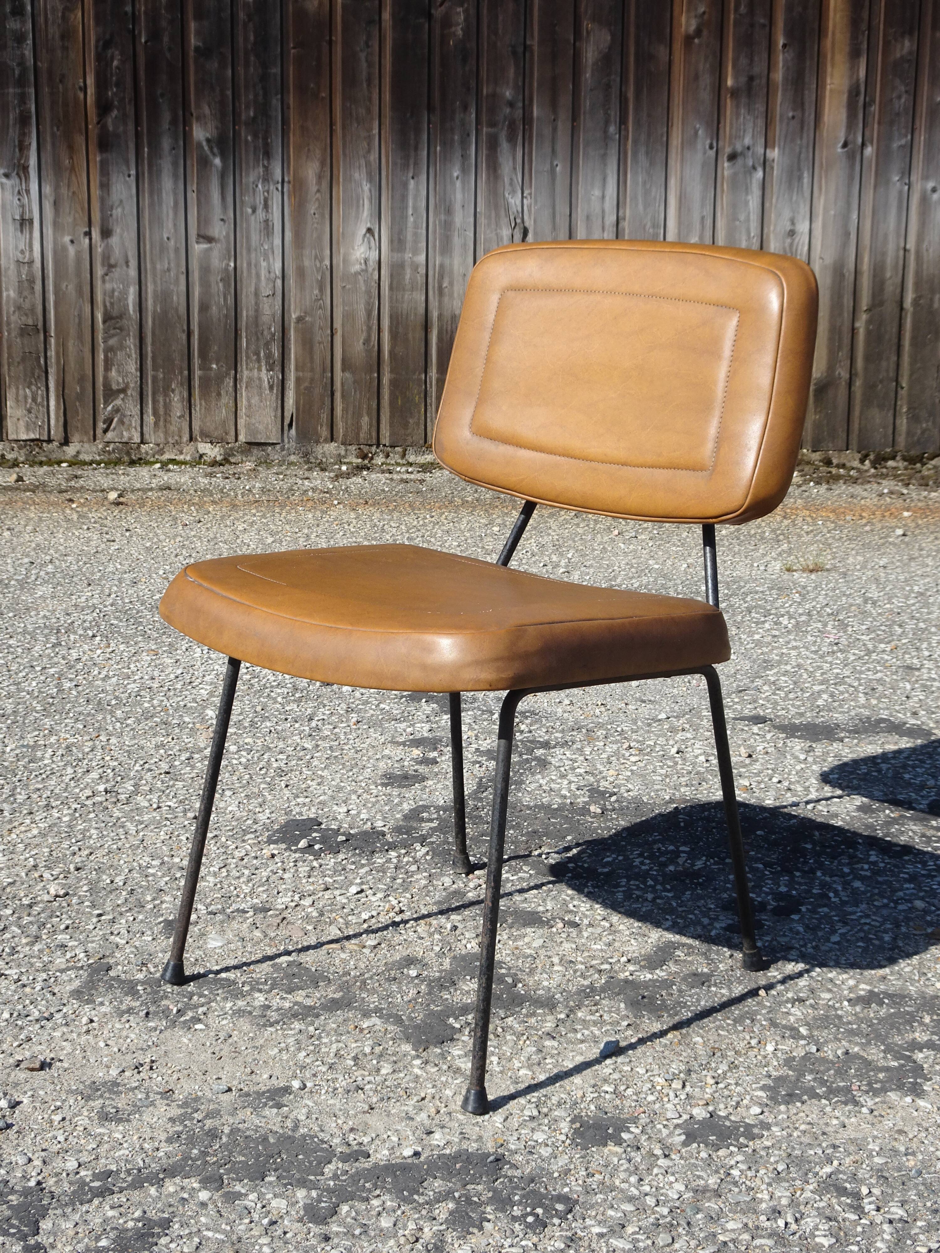 Chair by Pierre Paulin, model CM 196, Thonet edition, circa 1958