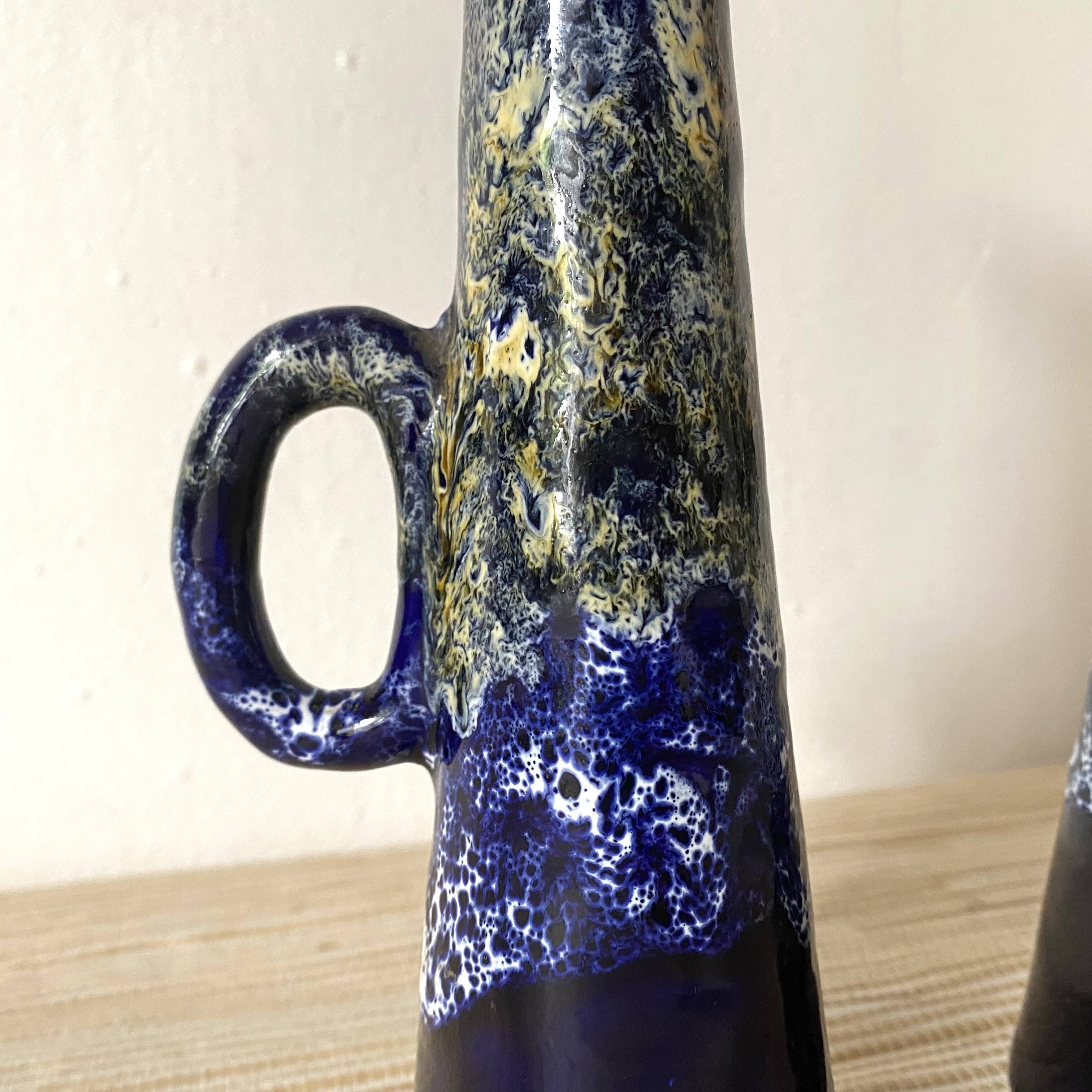 Pair of ceramic candlesticks from the 70s