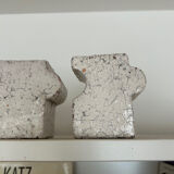 Set of cracked mini-vases