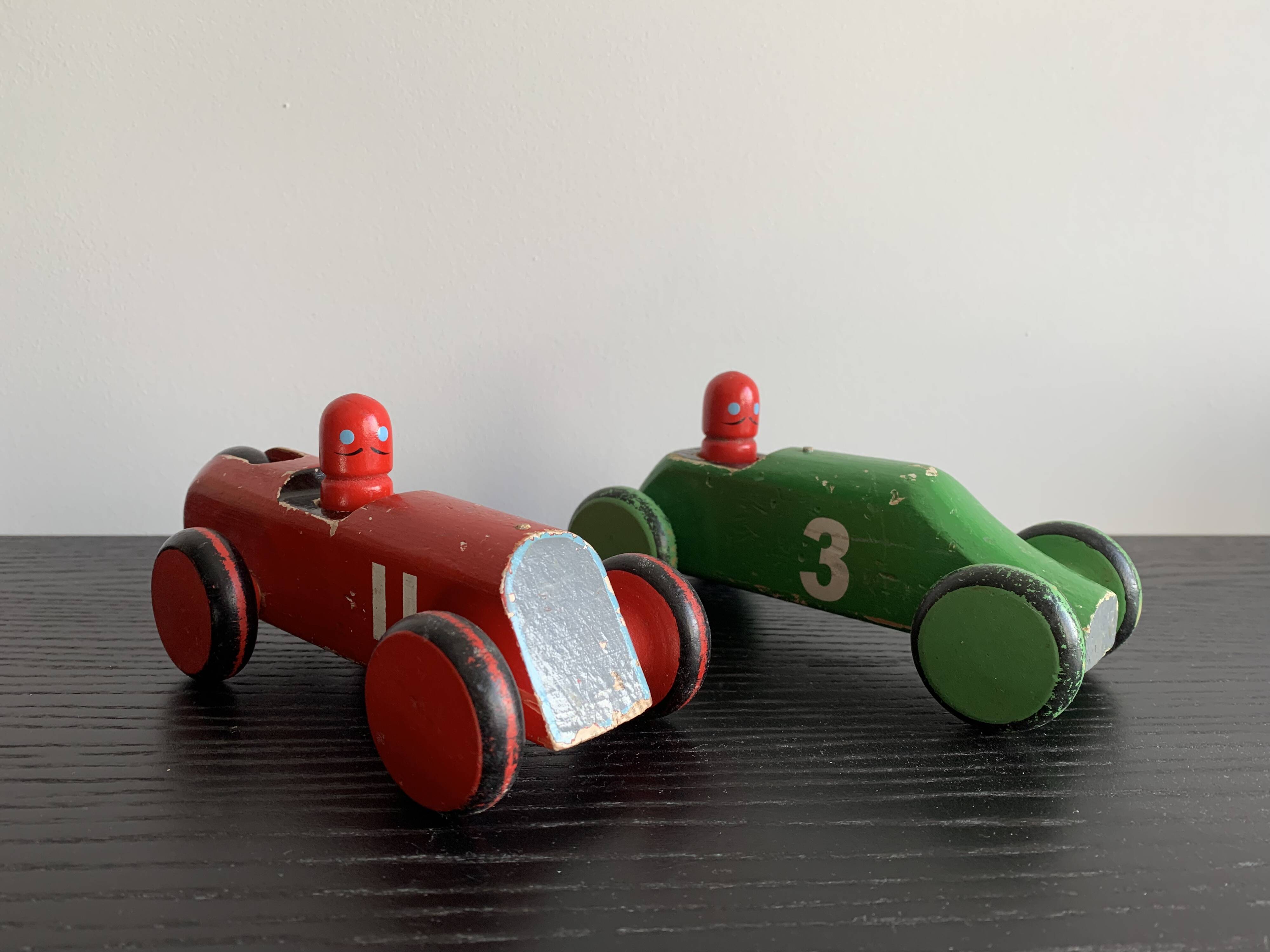 Wooden cars