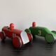 Wooden cars