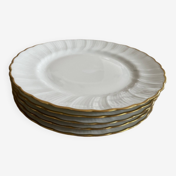 Lot de 5 assiettes à dessert Verlaine / Bernardaud