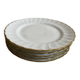 Lot de 5 assiettes à dessert Verlaine / Bernardaud