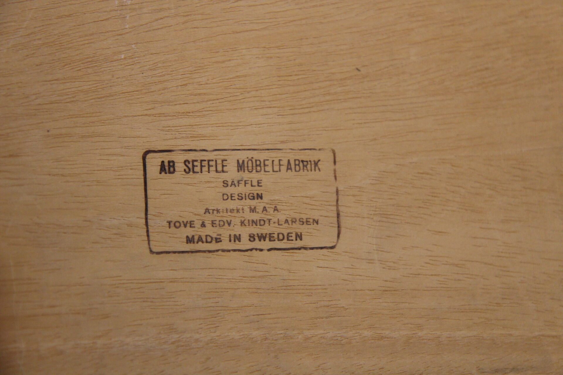 Coffee table by Tove & Edvard Kindt-Larsen, Seffle Möbelfabrik, Sweden