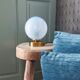 Vintage globe lamp