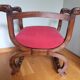 fauteuil curule dagobert têtes de chimère XIXe