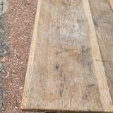 Rustic farm table in old patinated solid oak - 1900s