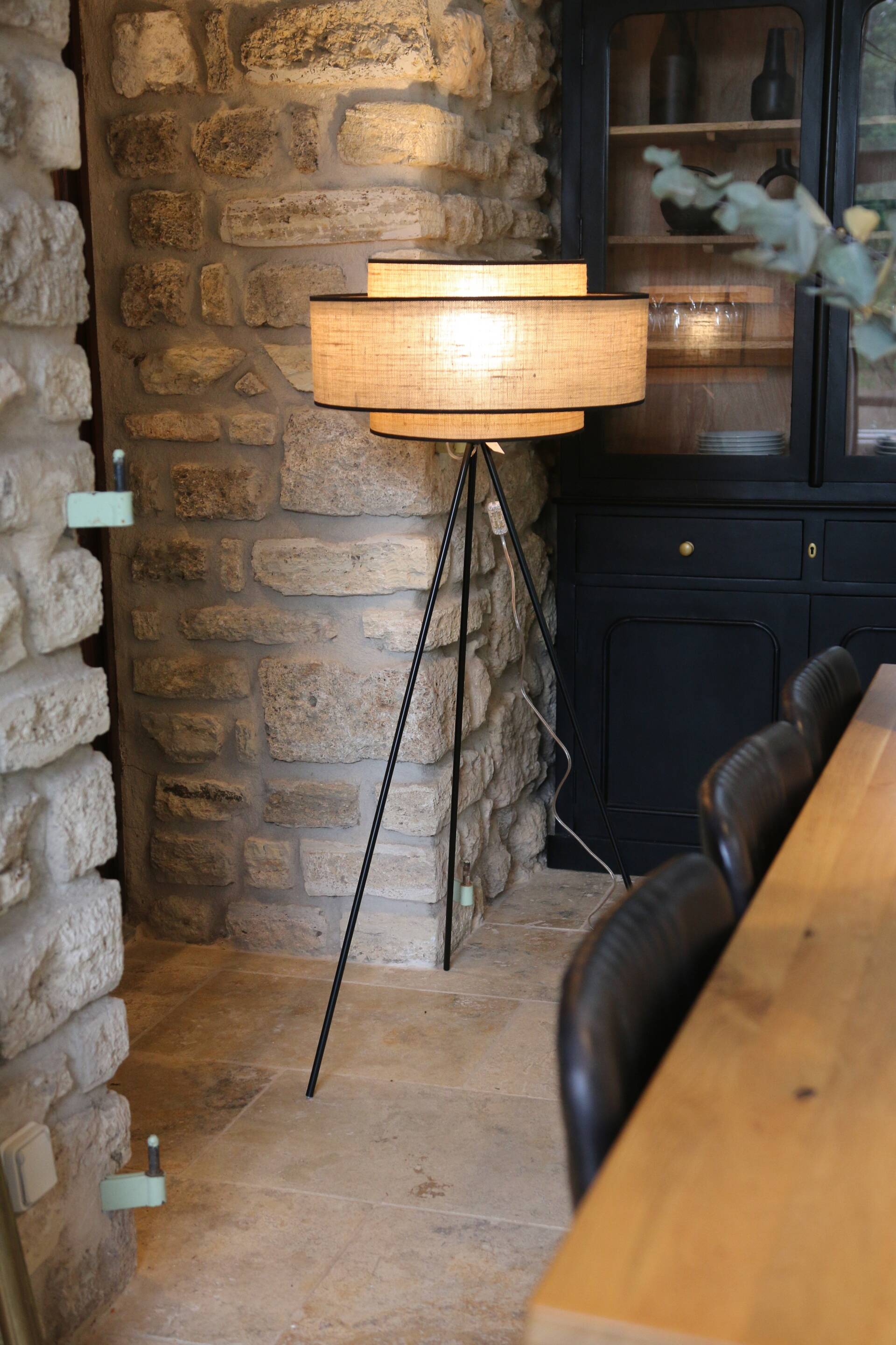 jute tripod floor lamp