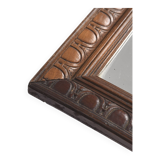 Large rectangular mirror, vintage art deco, dated 1926