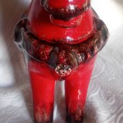 Bitossi - Aldo Londi - Red Roman Horse - glazed ceramic