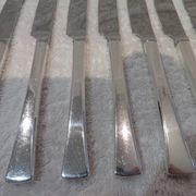 12 Christofle Concorde silver plated dessert knives, 19cm