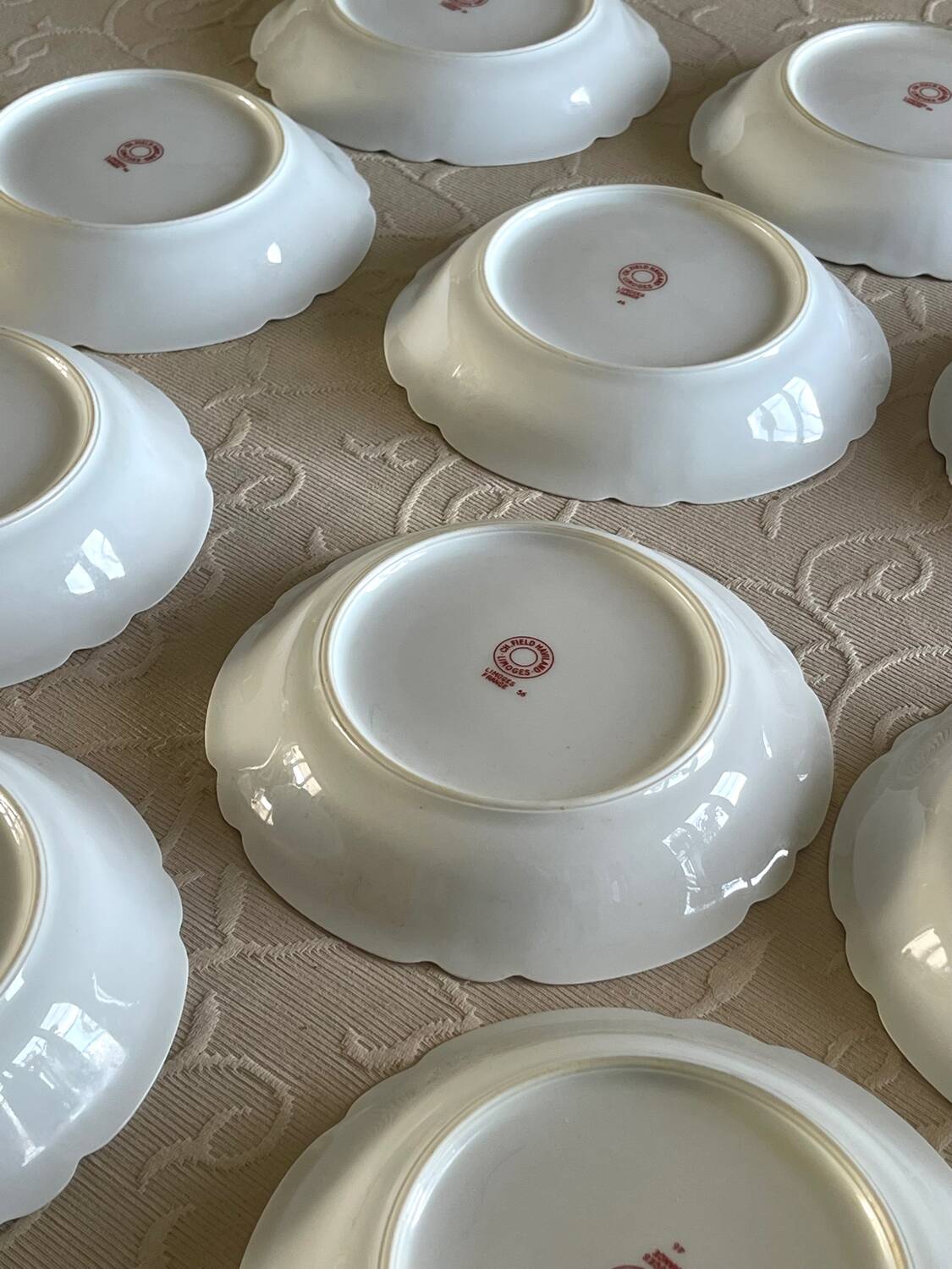 10 soup plates Haviland Limoges.