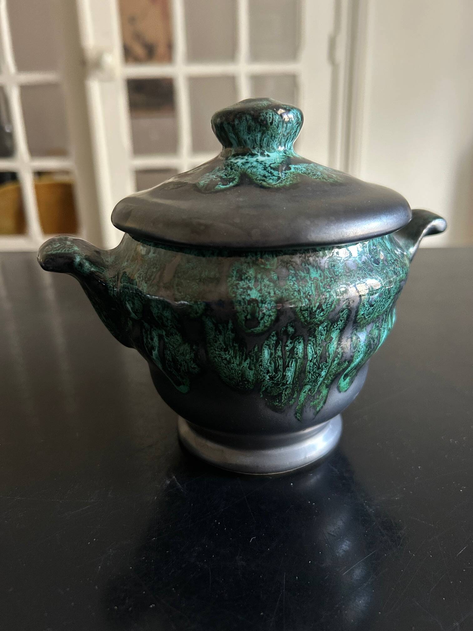 Petit Masse Morvan tea set (8 cups, teapot, sugar bowl, milk jug)