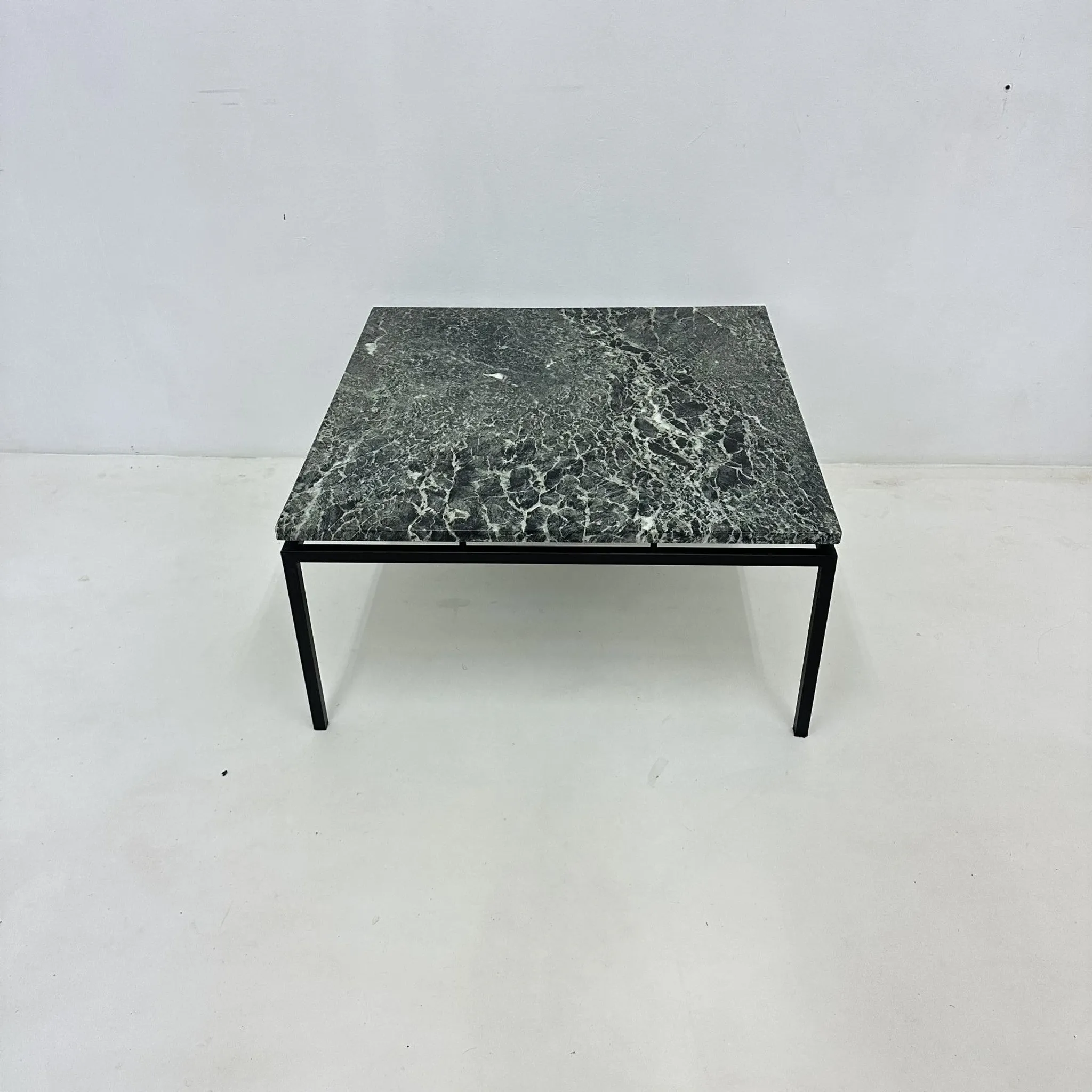 Table basse en marbre vert de style mid-century moderne, années 1970