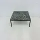Mid-century modern green marble coffee table, 1970s