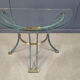 Vintage brass and metal console, 1970s - France