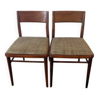 Chaises de salle à manger du milieu du siècle, une paire