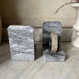 Art Deco marble bookends