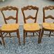 6 mulched chairs