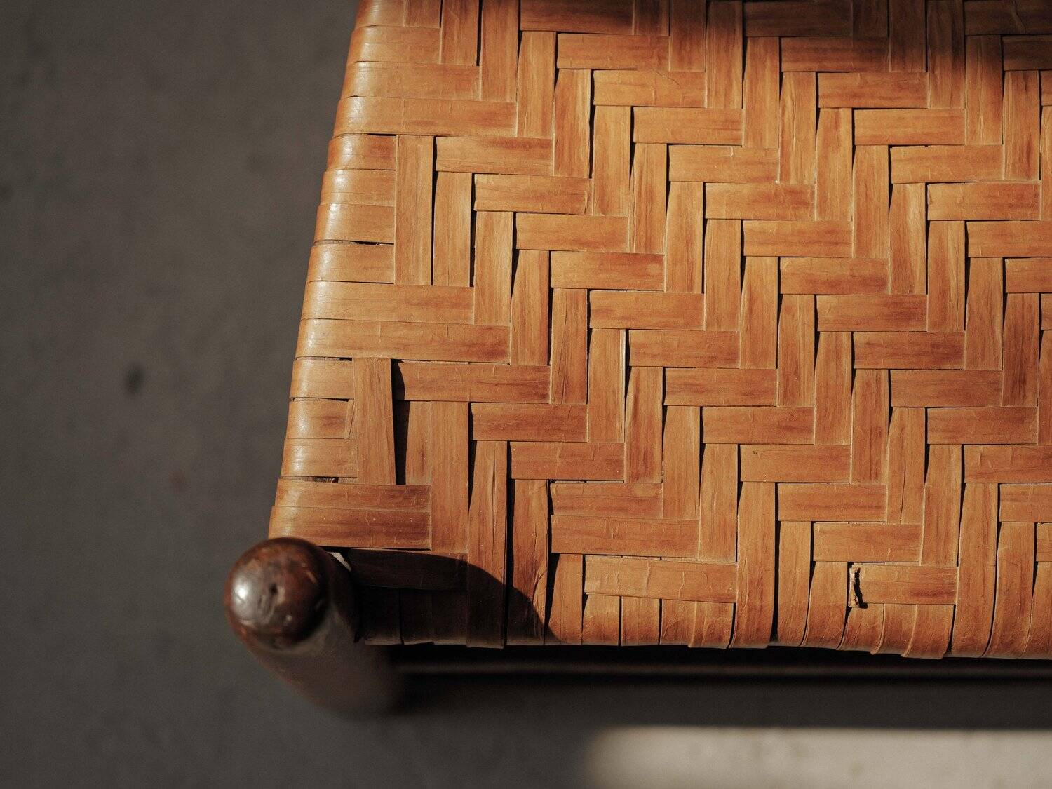 Low chair in Shaker style, United States, circa 1900