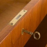 Scandinavian teak chest of drawers by Johannes Sorth for Nexo Mobelfabrik.