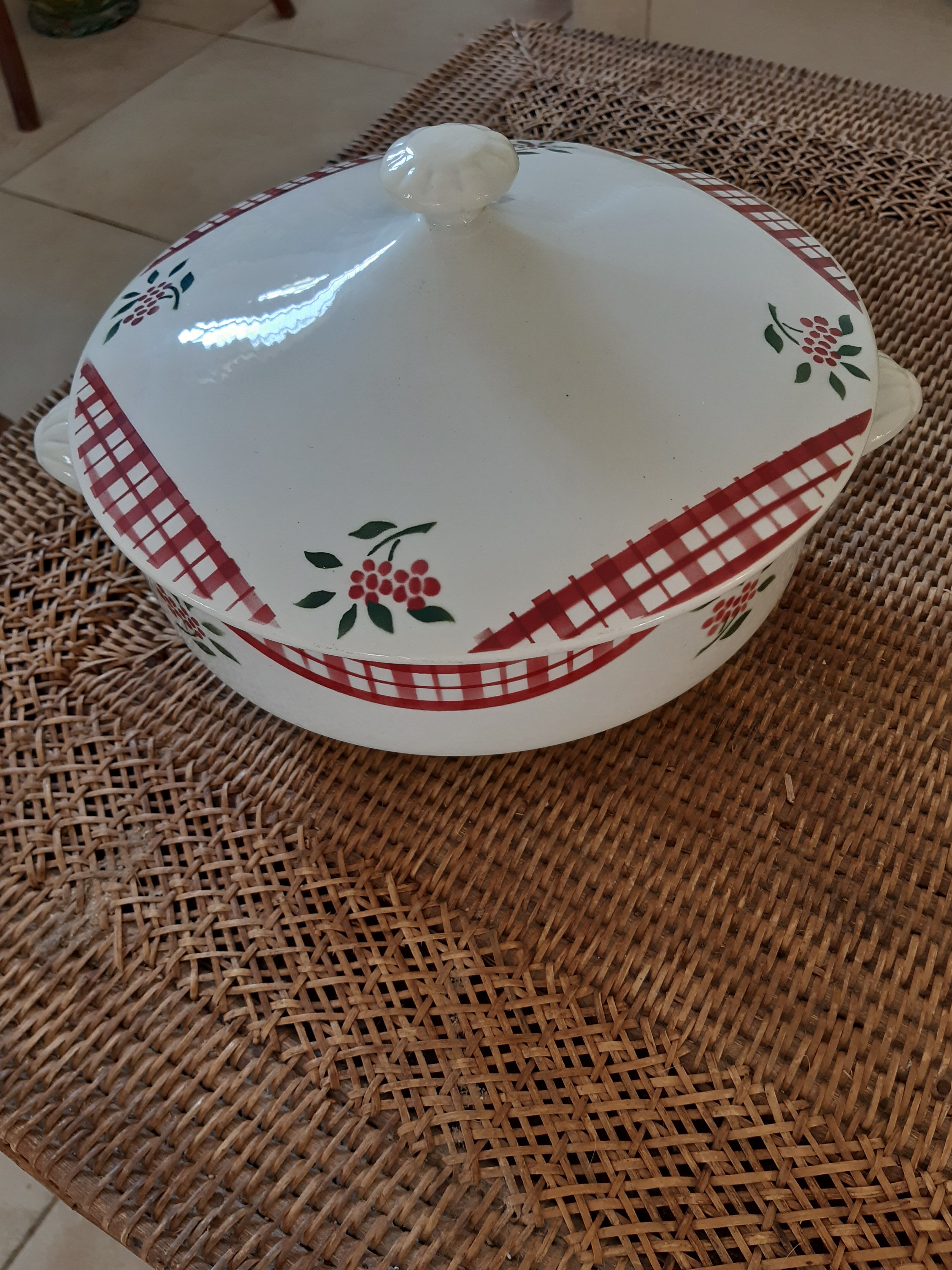 Soup bowl Digoin Sarreguemines