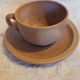 Tasse à café vintage en grès