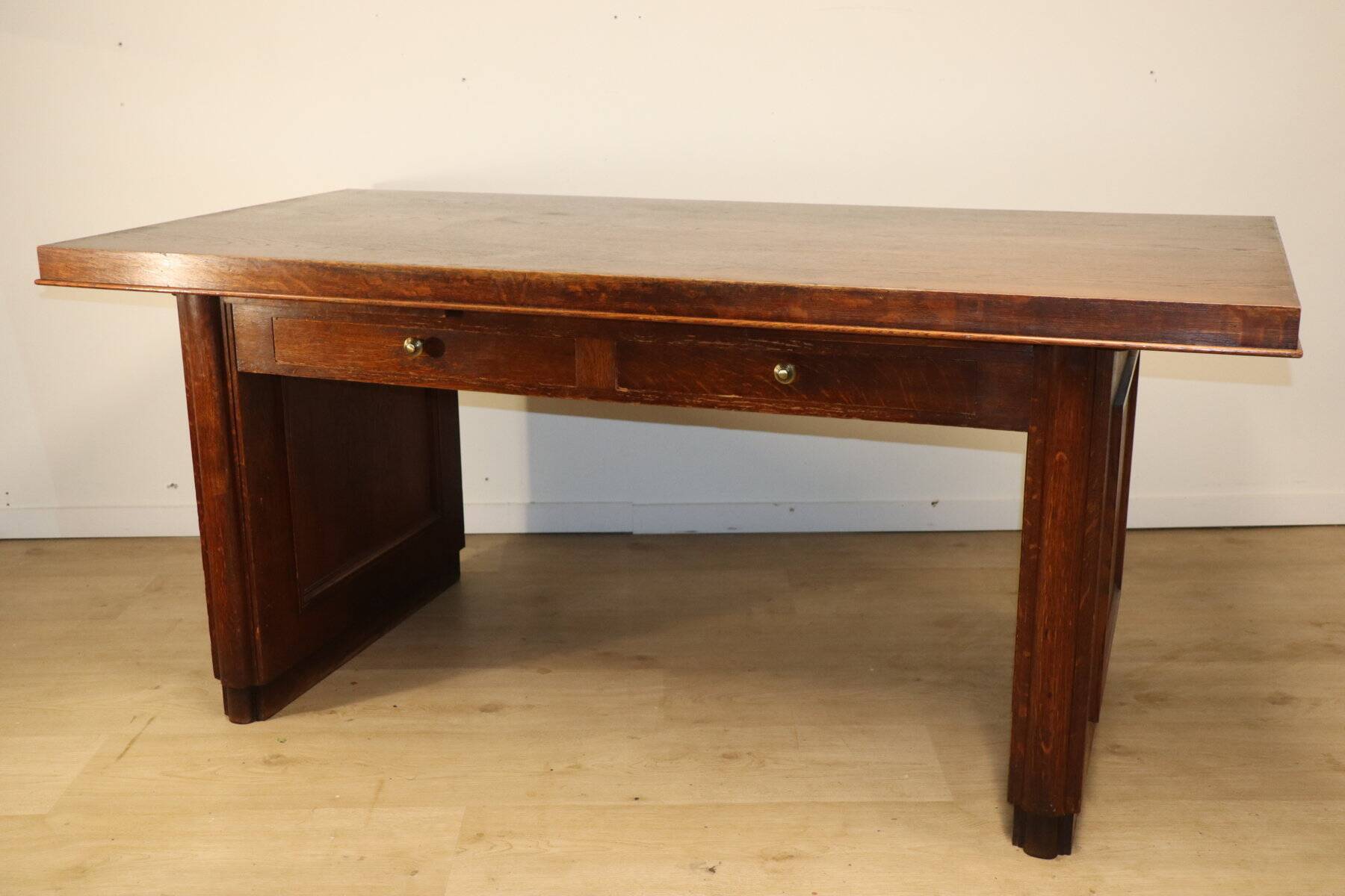 Bureau Moderniste en chêne époque Art Déco, 1940