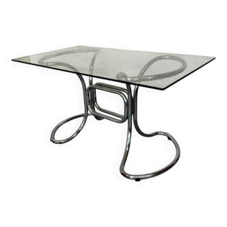 Table à manger design italien années 1970