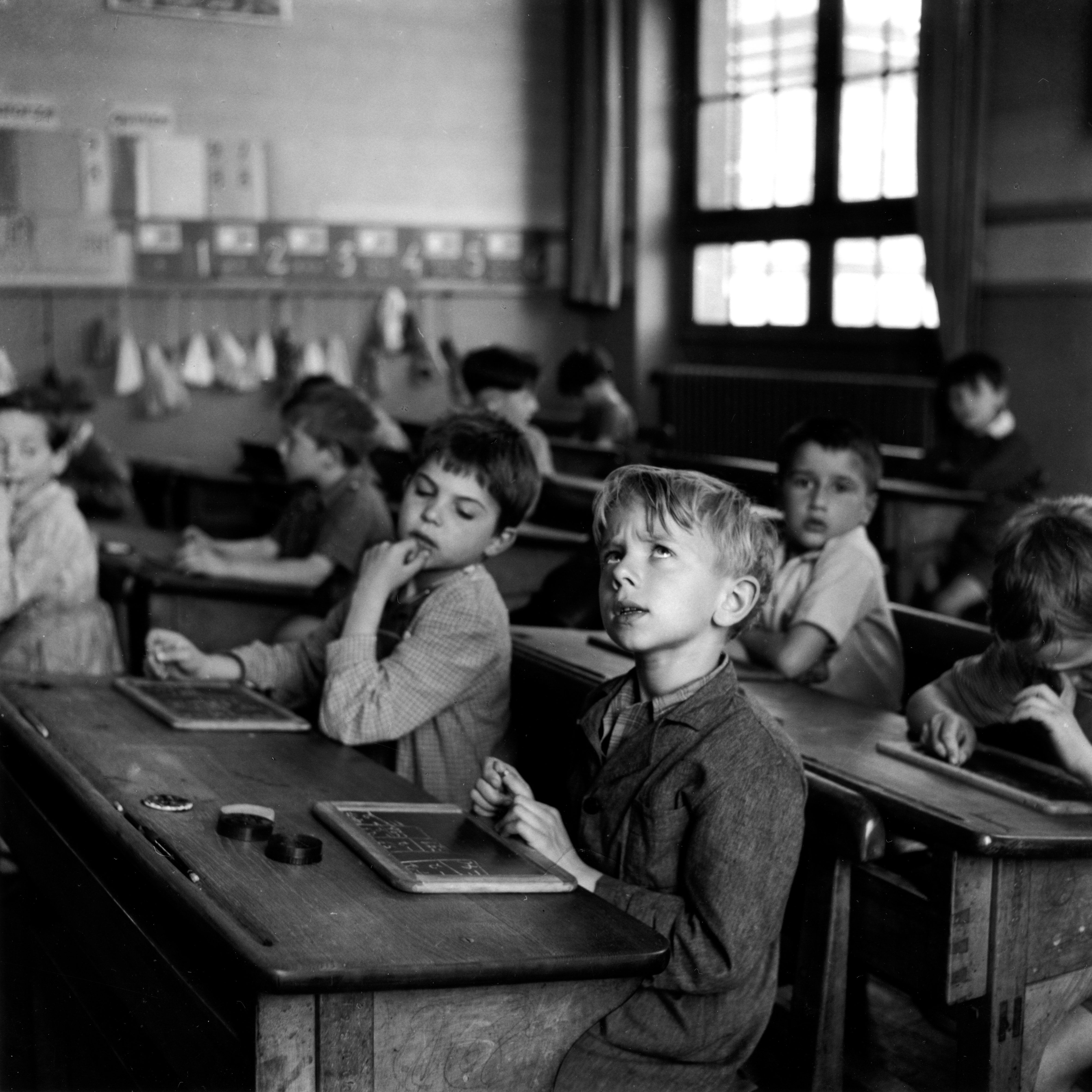Photography "La leçon de calcul", Paris, 1956
