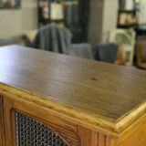 Antique oak grocery furniture