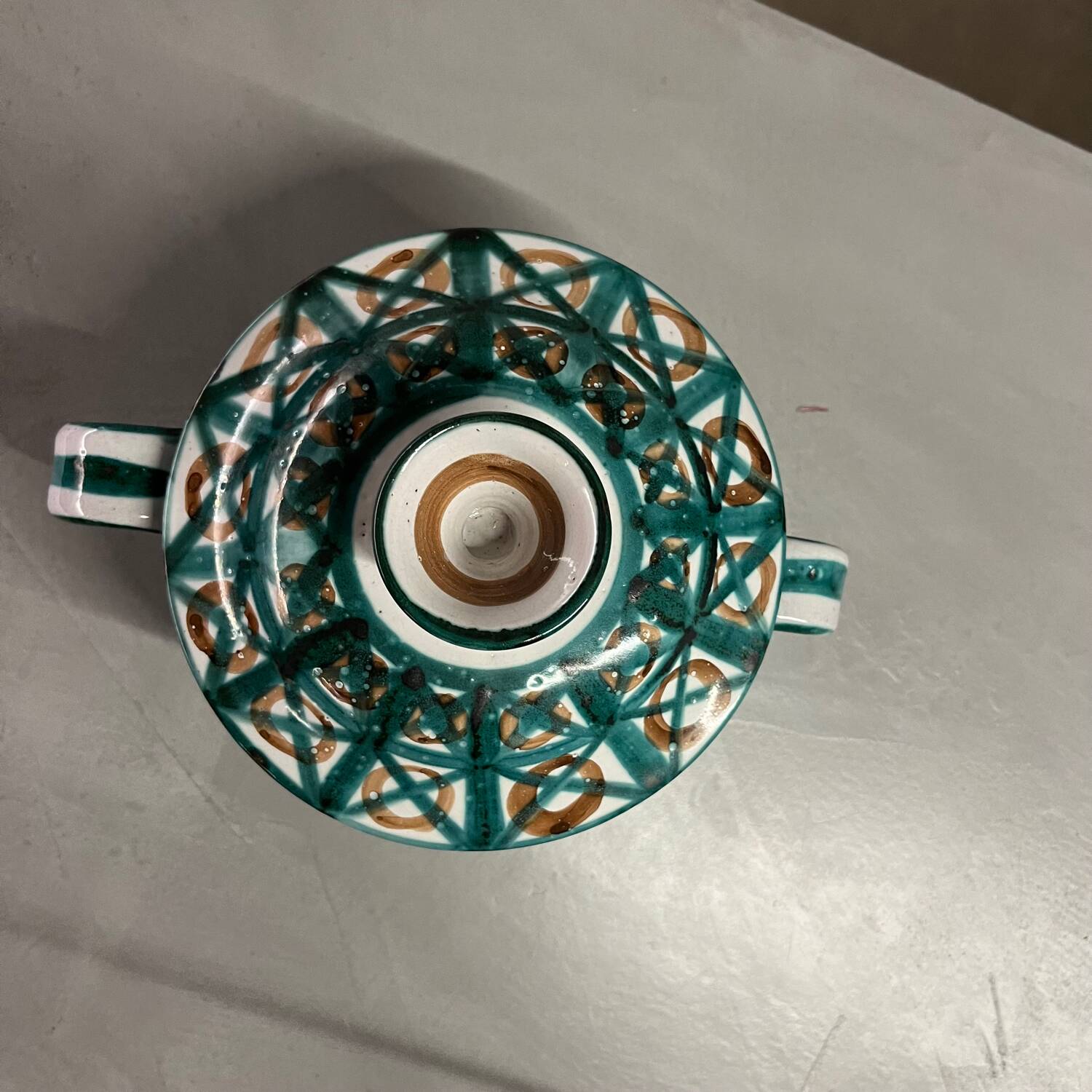 Large ceramic soup tureen by Robert Picault