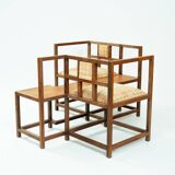 tete a tete conversation sofa bench inspired by Rennie Mackingtosh