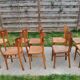 Set of 10 Thonet bistro chairs