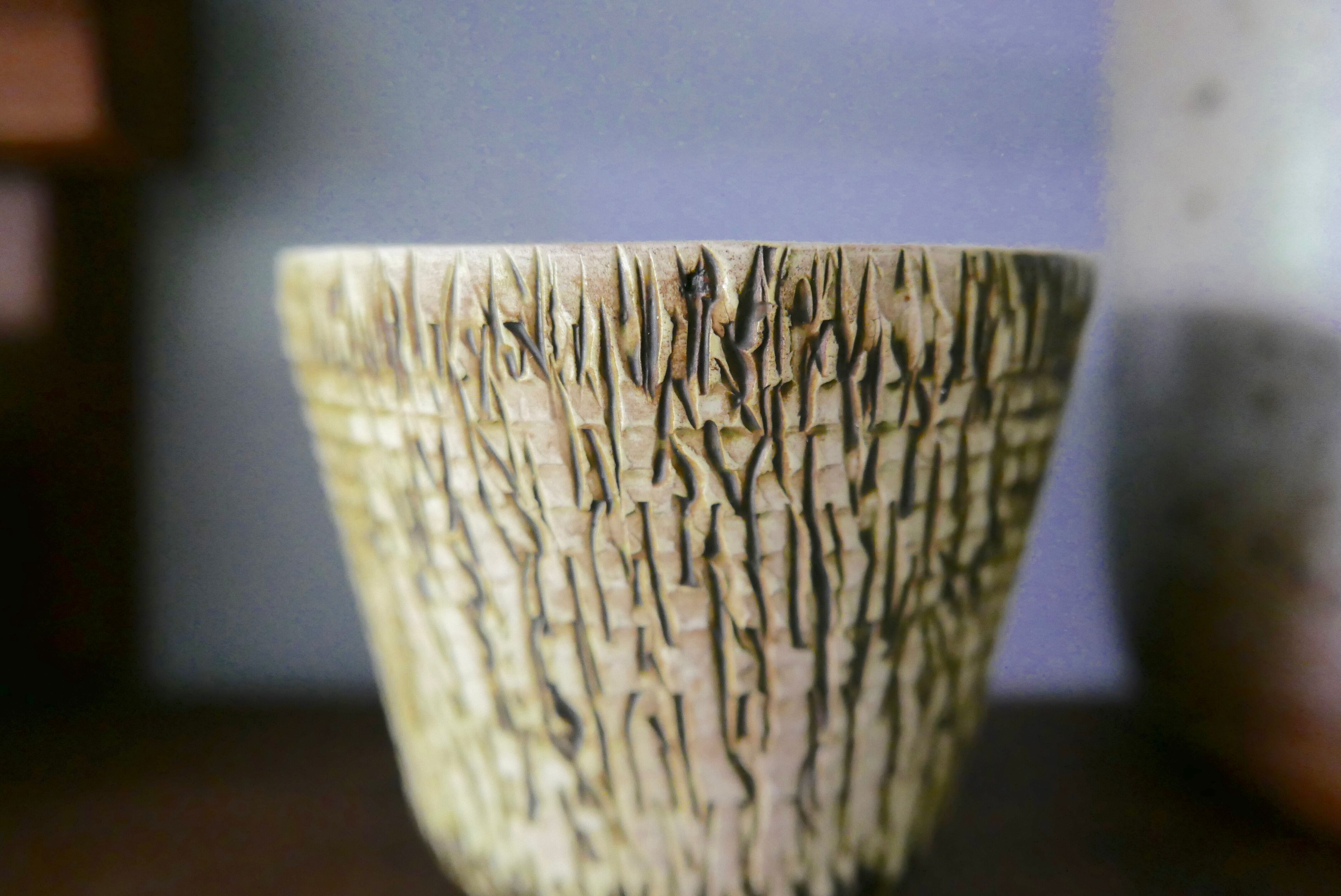 Ceramic flower pot, 1950s