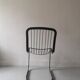 Black metal chair and Leather Cidue, Italy 1970