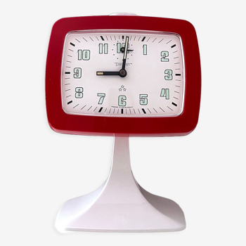 Réveil vintage Nos, Peter Germany, horloge de table avec réveil, space age