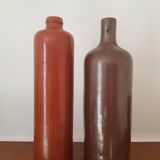Set of 2 stoneware bottles