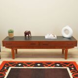 Lowboard en teck, design danois, années 1960, production : Danemark