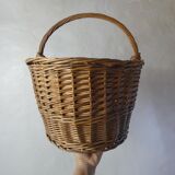 large rattan basket