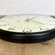 Vintage school wall clock from standard electric, 1980s