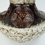 large FLOOR VASE 1970s fat lava glaze ornamental decor model 100