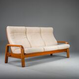 Mid-century modern Danish three-seater teak sofa, 1960s