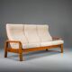 Mid-century modern Danish three-seater teak sofa, 1960s