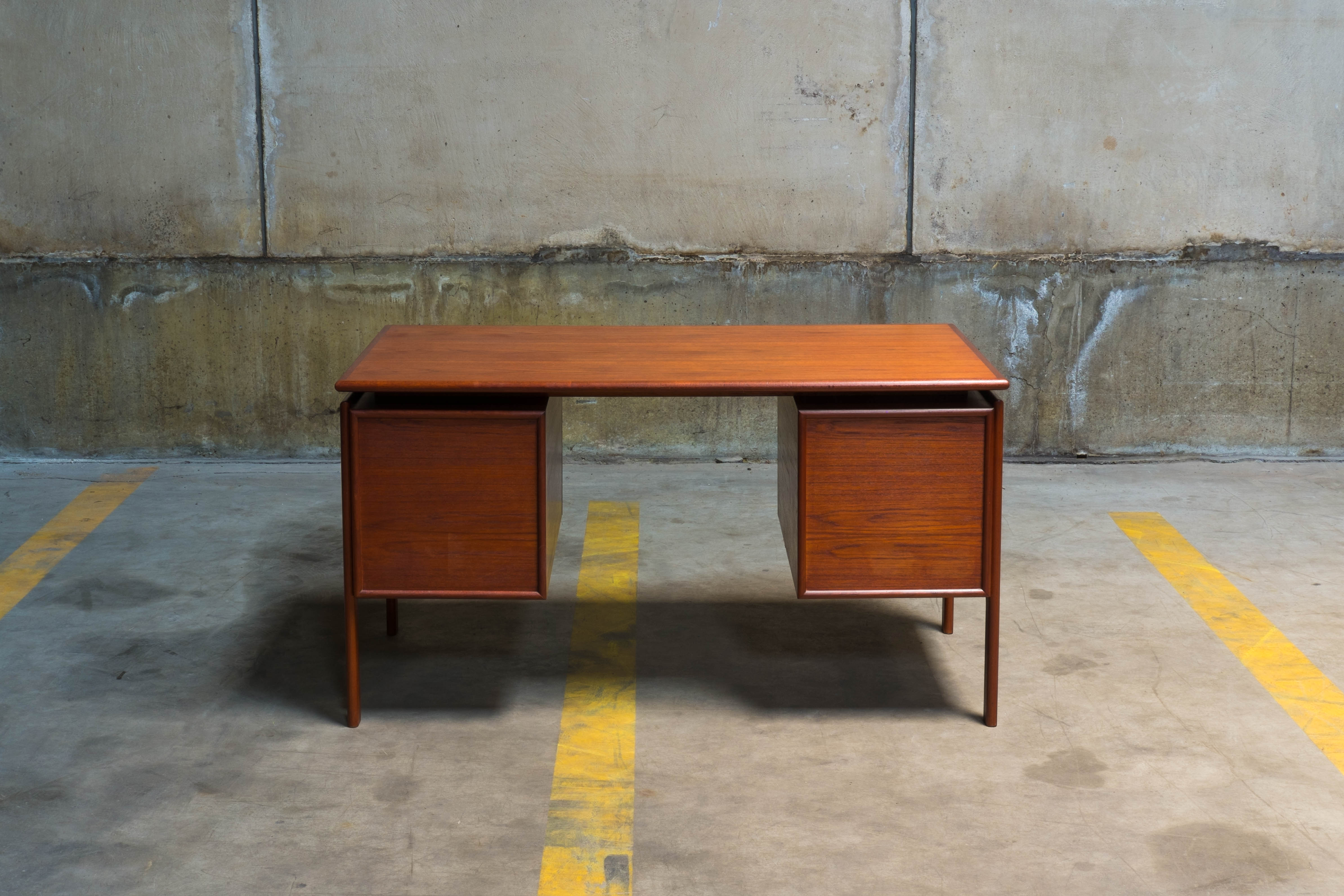 Writing desk designed by gv gasvig and produced by gv møbler in the 1960